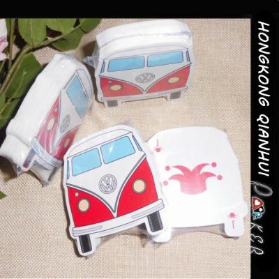 China CUSTOMIZED IRREGULAR SHAPE PAPER PLAYING CARDS FOR VOLKSWAGEN PROMOTION for sale