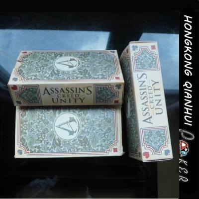 China CUSTOM MADE PLAYING CARDS ASSASSIN CREED UNITY GAME CARDS for sale