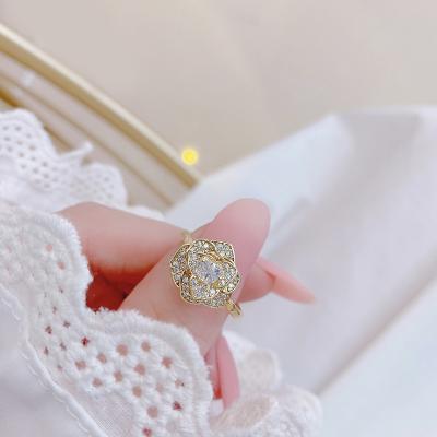 China New Arrival TRENDY Rose Gold Spin Ring Anti-allergy Girl Women Jewelry Set Necklaces Earrings Funny for sale