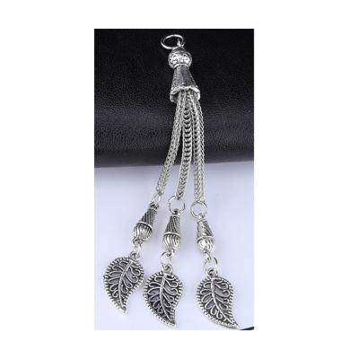 China CLASSIC Tibetan Silver Muslim Tassel Bracelet Necklace Rosary Factory Sale Fringe Tassel Metal Pendant Accessories for sale