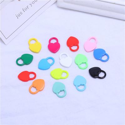 China Modern Minimalist Colorful Jewelry Accessories Jewelry Accessories Lock Heart Lock DIY Necklace DIY Necklace Earring Findings Super September Discount for sale