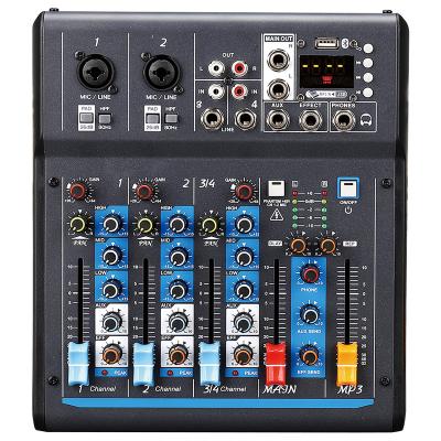 China Cheap Price Outdoor Sound Mixer Updated F7 Series Mixer Audio Console With Usb Mini Dj Mixer for sale