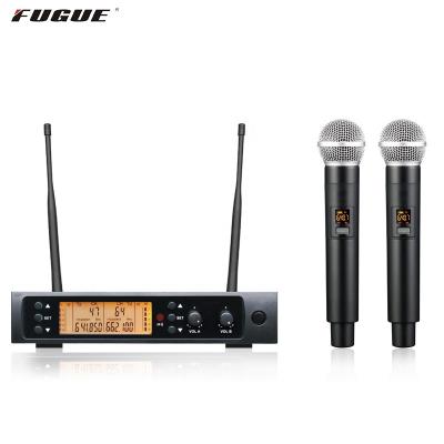 China FUP-202 Handheld Lavalier Microphone KTV Handel Microphone KTV Handel Wireless UHF Handheld Good 2 and Lapel for sale