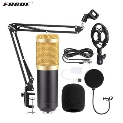 China OEM BM800 BM700 Studio Condenser RGB Professional Professional Recording Studio Condenser Microphone Bm800 For Vocal for sale