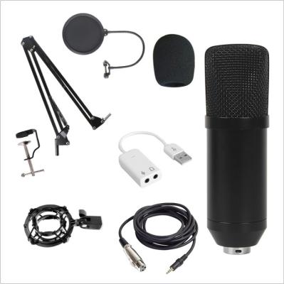 China Mini Exquisite 2021 Bm800 Advertising Microphone Professional Suspension Kit Live Stream Microphone Set Wholesale for sale