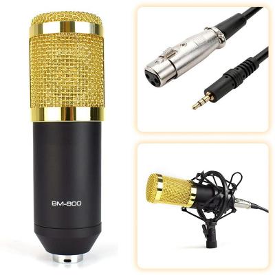 China Factory wholesale professional low price 3.5MM condenser studio Bm800 condenser microphone for recording, professional recording studio BM800 condenser microphone for sale