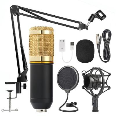 China Cheap Condenser Kit Studio Professional Mikrofon Mic Mike Live Broadcast Recording Sound Microfono Condensador du microphone BM800 de studio Bm800 Professional Condenser for sale