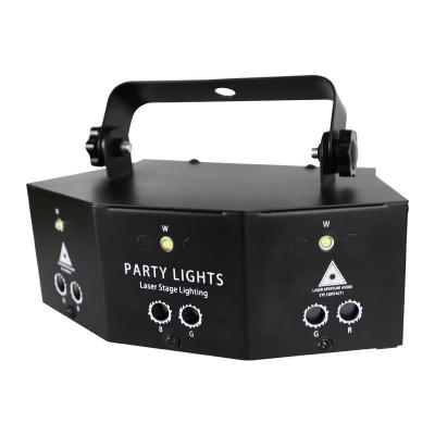 China Amazon Amazon Hot Sale 9 Eyes Laser Strobe LED Laser Stage Light Disco Party Lights Projector DJ Stage Lighting for sale