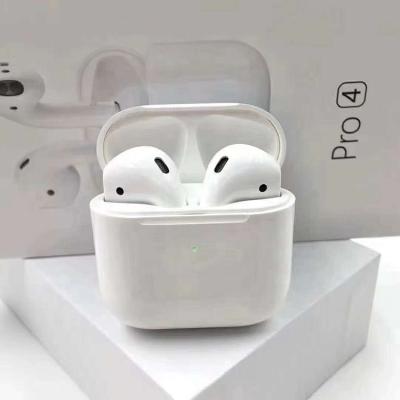 China Perfect Sound Hot Sale BT5.0 Headphone TWS Pro 4 Earbuds Touch Control Wireless Headphones for sale