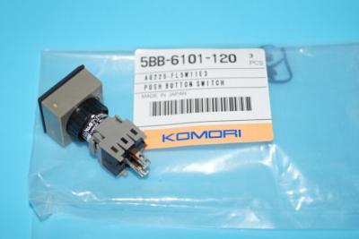 China 5BB-6101-120，AG225-FL5W11E3,Komori original push button switch,Komori offset machines for sale