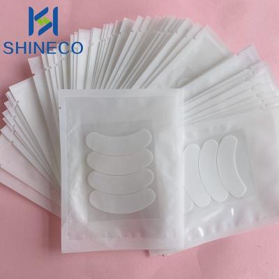 China Bottom Cover Whips SHINECO Slim Silicone Eyelash Extension Patch Eyepad Isolation Patch Lint Free Mask Under Eye Lick Pad for sale