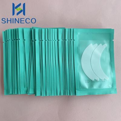 China Bottom Cover Whips Private Branded SHINECO Silicone Gel Cover Eyelash Extension Eyepad Isolation Slim Patch Lint Free Mask Under Eye Lick Pad for sale