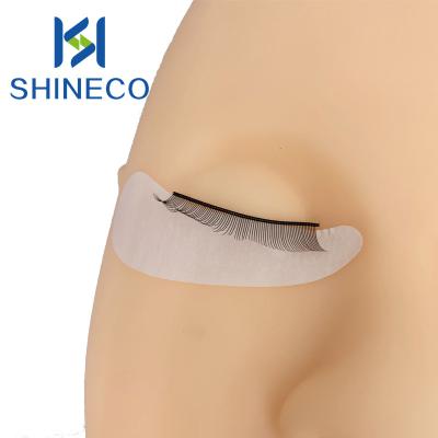 China Bottom Cover Whips OEM Collagen Gel Eye Pads Under Eye Pads For Eyelash Extensions Leaf Shape Factory Private Logo Sticky Disposable Eye Patch for sale