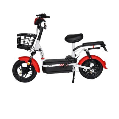 China Carbon steel technology production 5 colors carbon steel bike electric bicycle sales for sale