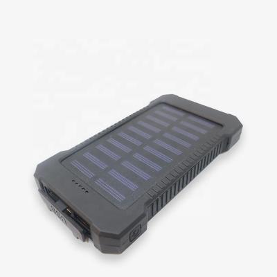 China Popular Portable Waterproof Outdoor Solar Panel Charging 20000mah Power Bank Durable Solar Power Bank for sale