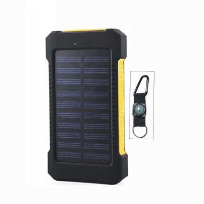 China Solar Panel Charge Faman Power Bank Portable Waterproof Outdoor Durable 20000mah Solar Powerbank for sale