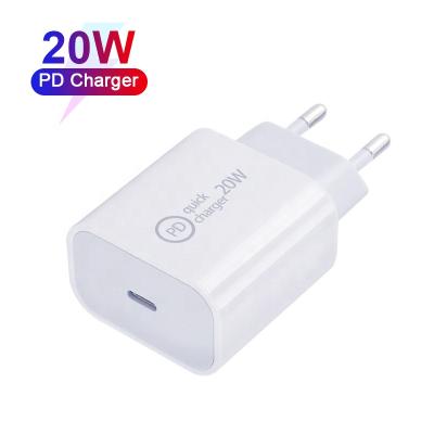 China UniversalÂ   2020 Original Mini Charger Travel Charger Fast Charging PD 20W Charger For iPhone 12 for sale