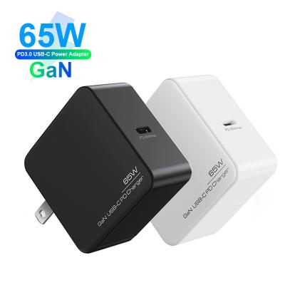 China Type-C 65W Port GaN Charger Fast Charging Phone Faman 65W GaN Charger Adapter for sale