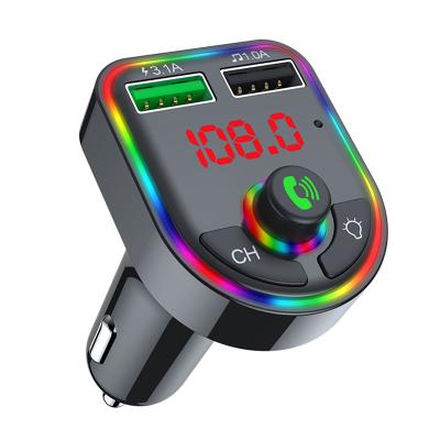 China 2021 New Product Mobile Phon/MP3 FM Transmitter For Car FM Adapter Wireless Music Player Car Audio Kit With LED Backlight for sale