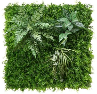 China Factory Green Wall For Factory Direct Selling New Designs Decor Plastic Artificial Green Wall Artificial Grass Landscape for sale