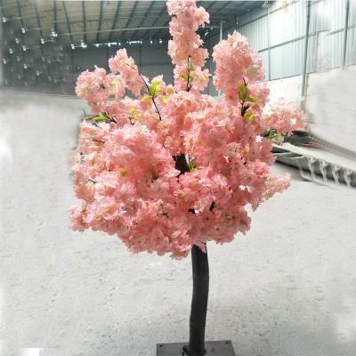 China Cherry tree for decor 1.5m or 5ft pink indoor trees flower artificial cherry blossom tree wedding tree small decoration for sale