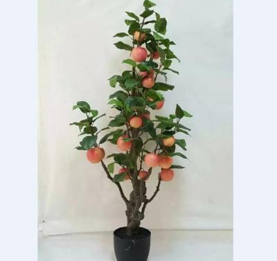 China Tree for decor 1.8m or 6ft factory wholesale simulation apple tree artificial plastic potted bonsai for sale