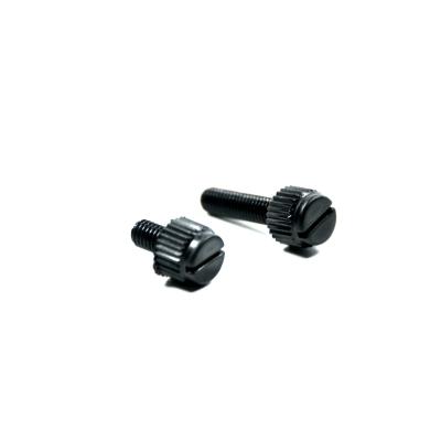 China Pan Nylon White or Black Slotted Thumb Screw for sale