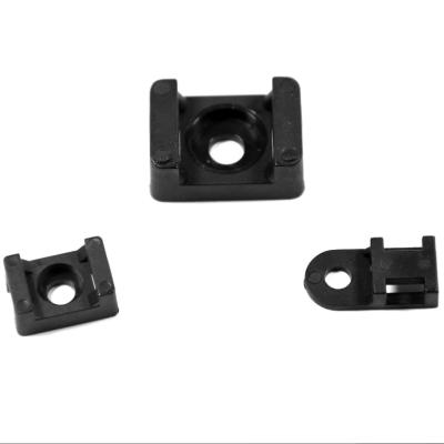 China Easy To Fix Saddle Shaped Nylon Screw Hole Wire Mount for sale