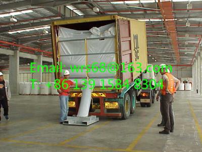 China Bulk bag transport Flexible pp bag bulk container liners for 20' 40' feet container for sale