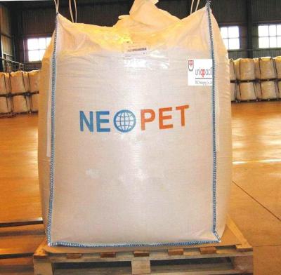 China FIBC large one Ton Bulk Bags 1 tonne bags for PET / PTV / PP / PAT Chemical Industry for sale