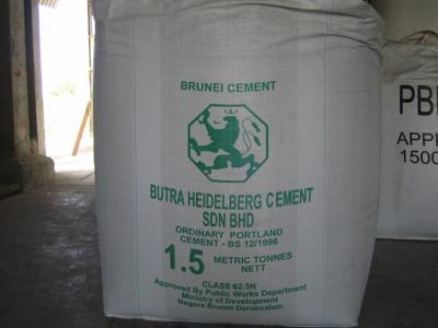 China Tubular 1.5 Ton Bulk Bags for cement for sale