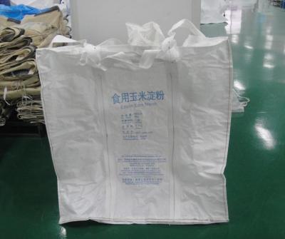 China pp Woven Flexible Food grade FIBC Bulk Bag for packaging Corn starch / flour for sale