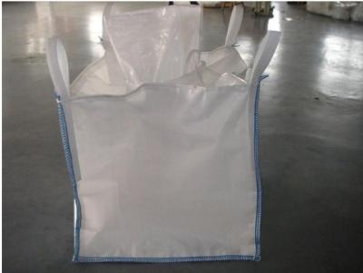 China Top Bottom Spout Type C FIBC square bottom bulk bags U Panel for packaging inflammable powder for sale