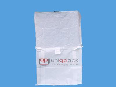 China Food Grade Industrial Bulk Bags Mining With Duffle Top And Flat Bottom for sale