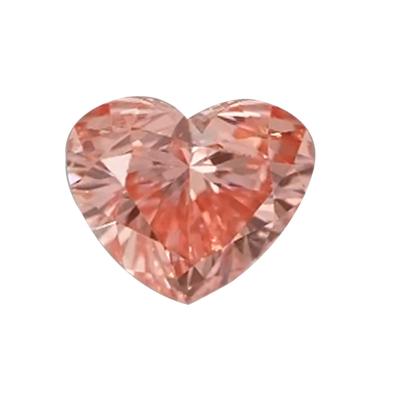 China IGI Lab Developed Diamond Fancy Rose Heart Diamonds CVD hpht 0.5-10ct Heart Cut for sale