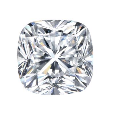 China White cushion cut CVD hpht diamonds 0.5-10ct cushion cut diamonds developed by IGI lab for sale