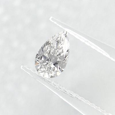 China White diamonds 0.5-10ct hpht pear cut CVD diamonds pear cut by IGI lab for sale