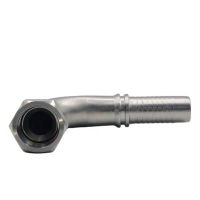 China 90 Degree Pipe Fittings Hydraulic Female Joint Carbon Steel Hydraulic Tube Fittings Pressure 1/4