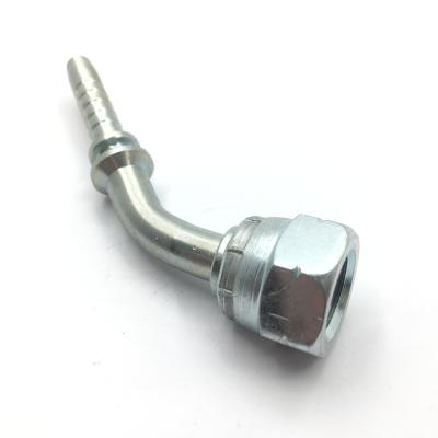 China manufacturer bsp stainless steel hydraulic elbow pipe fittings crimp 1/4