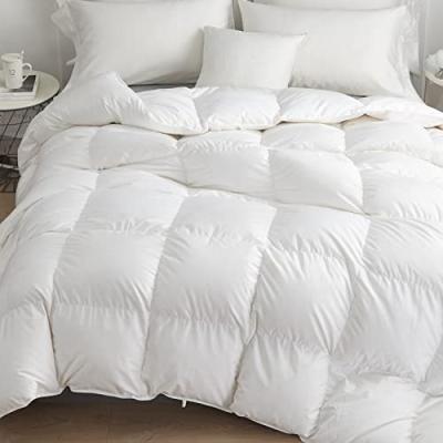 China Luxury Soft Goose Down Comforter Bed Comforter Bedding Set For Home Hotel for sale