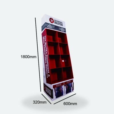 China 100% Green & Recyclable Material Shenzhen CMYK Printing Custom Card Paper Display Newspaper Cardboard Display Racks Retail Cardboard Magazine Display Stand for sale