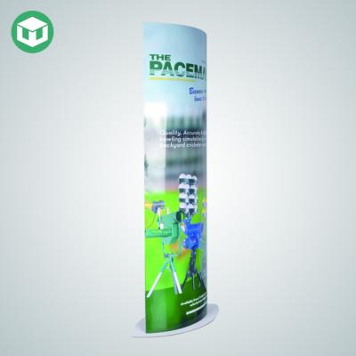 China 100% green & Recyclable Material Eye Catching Promotional Folding Standalone Cardboard Outdoor Advertising Display Custom Advertising Show Standing Floor for sale