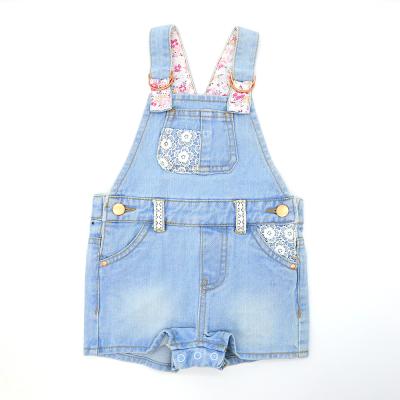 China Antibacterial Custom Fits Jeans Overalls Fashion Straight Fit Distressed Washed Denim Overalls for sale