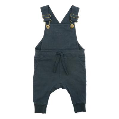 China Baby Boy Antibacterial Denim Ties Denim Overalls Toddler Slim Cute Jeans Baby Boy Girl Cute Denim Jumper for sale