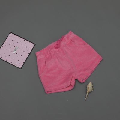 China New Hot Selling Anti-wrinkle Hot Pink Online Shop Beautiful Baby Clothing Shorts Sets With Pockets for sale