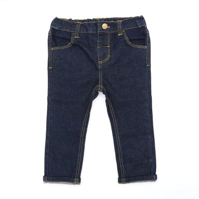 China Anti-Wrinkle Solid Color Casual Baby Boy's Denim Pants Simple Kids Clothes Boys Long Trousers For Sale for sale