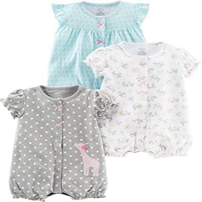 China Breathable Flexy Baby Bodysuits High Quality Babies Sleeveless Rompers for sale