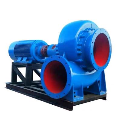 China High Flow 16 Inch Big Flow Agricultural Horizontal Irrigation Vortex Shell Mixed Flow Pump for sale