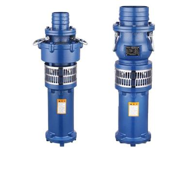 China Developing World Direct Water Solutions 3HP Manufacturers Vertical Oil Immersed Submersible Pump QY8.4-40/2-2.2 for sale