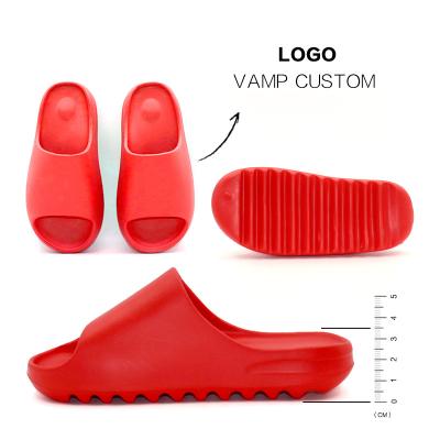 China Fashion Trend Designer Slides Original Custom Famous Brands Yeezy Slides Women Designer Slippers Custom Logo Eva Slippers for sale